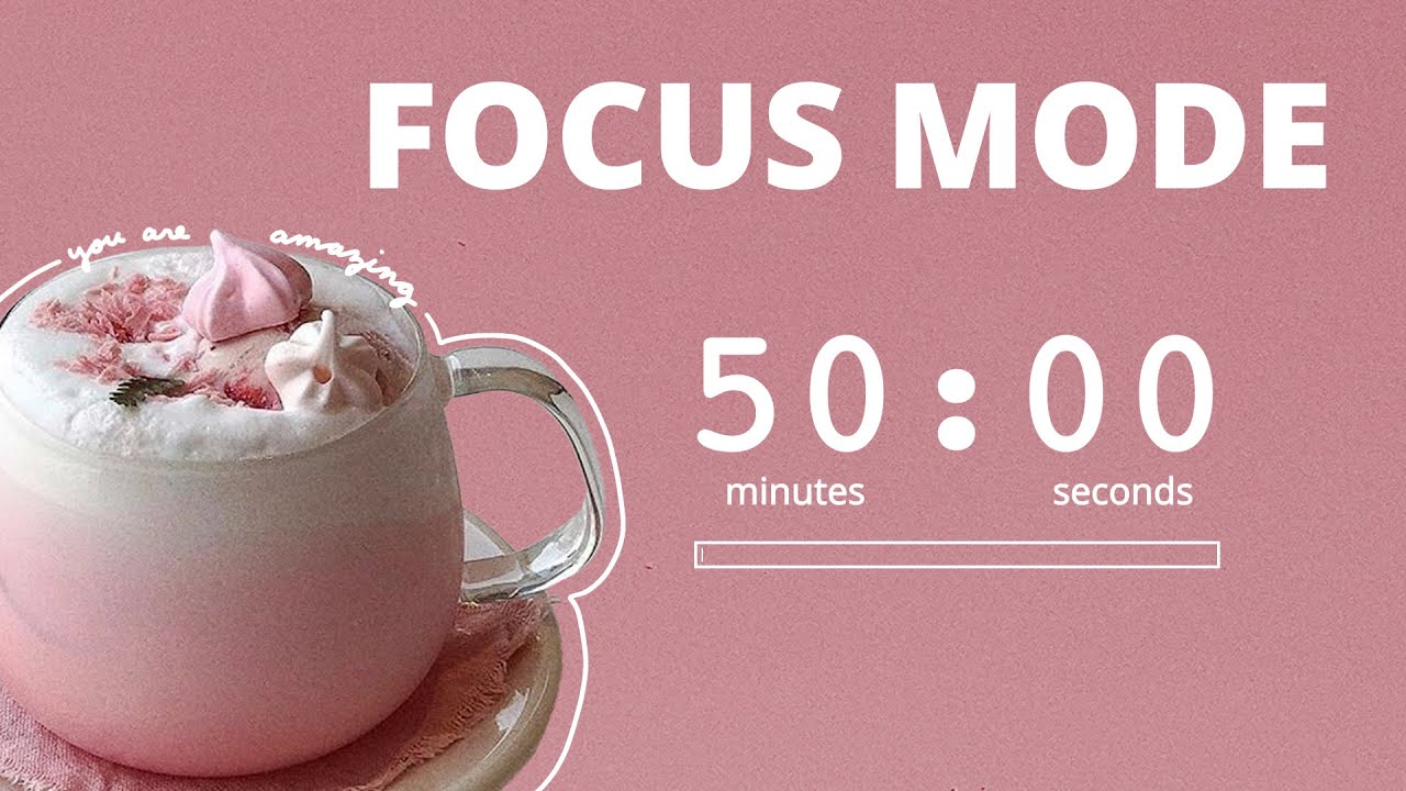 4-hour 🌸 Sakura Pomodoro Timer 50/10 chill lofi study music