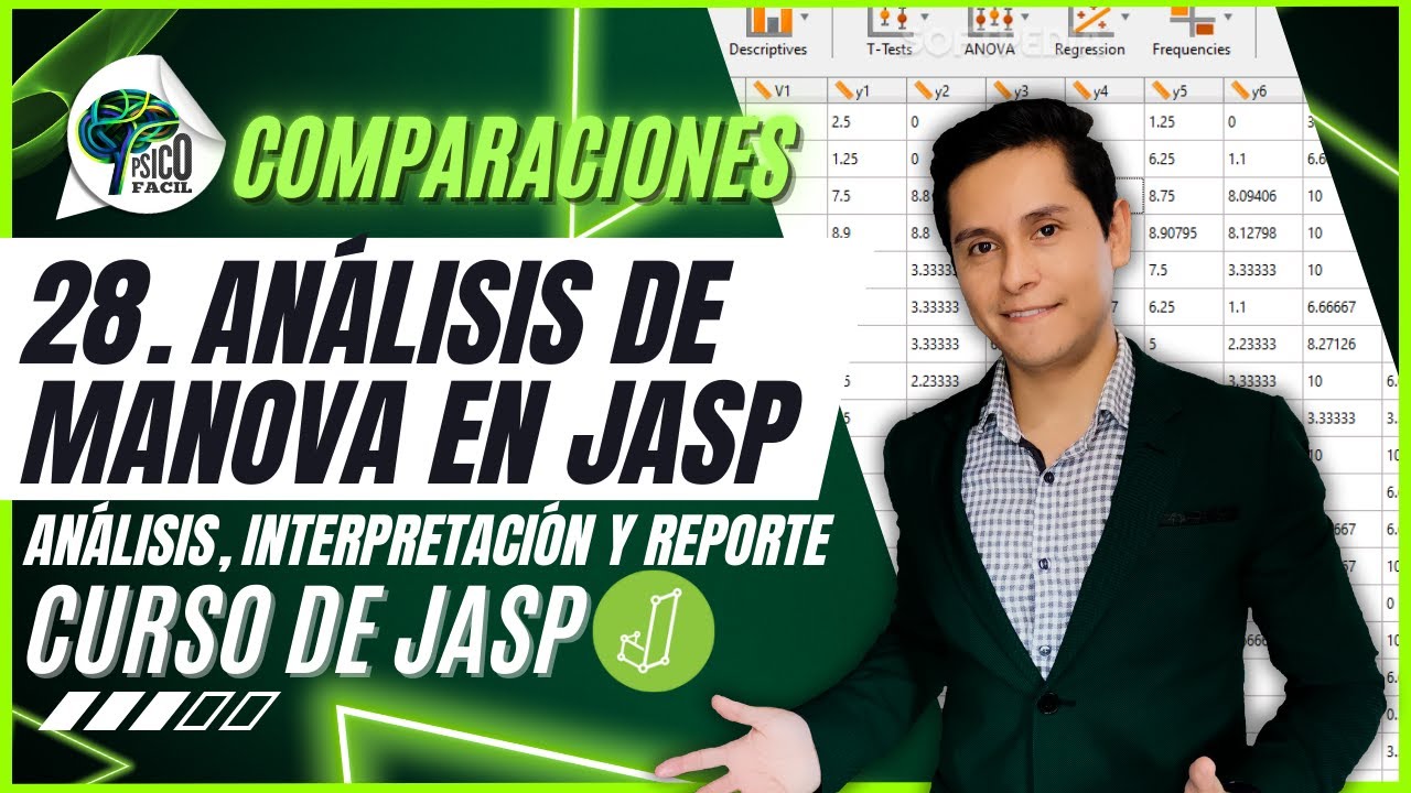 MANOVA en JASP | Explicación, interpretación y reporte en APA