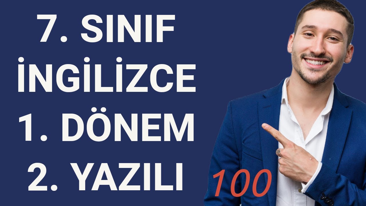 7. SINIF İNGİLİZCE 1. DÖNEM 2. YAZILI AÇIK UÇLU 2024
