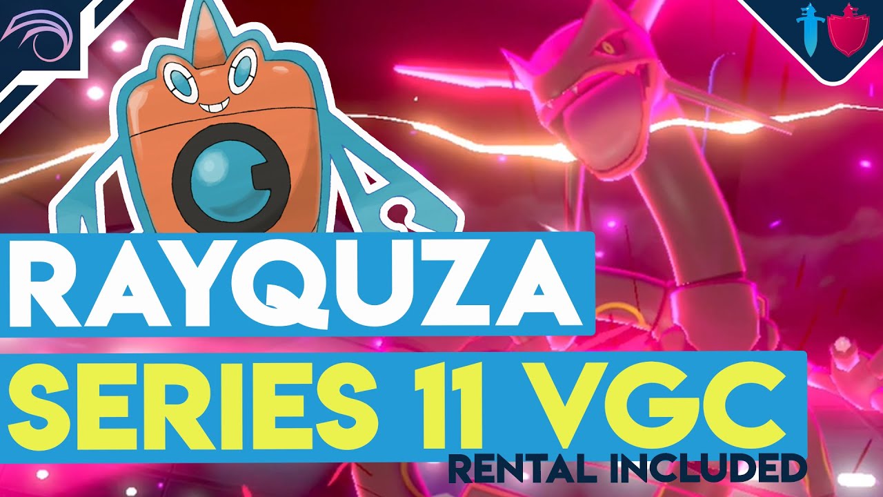SERIA 11 SPECJALNA DRUŻYNA RAYQUZA VGC 2021 Rywalizacja Pokemon Sword and Shield