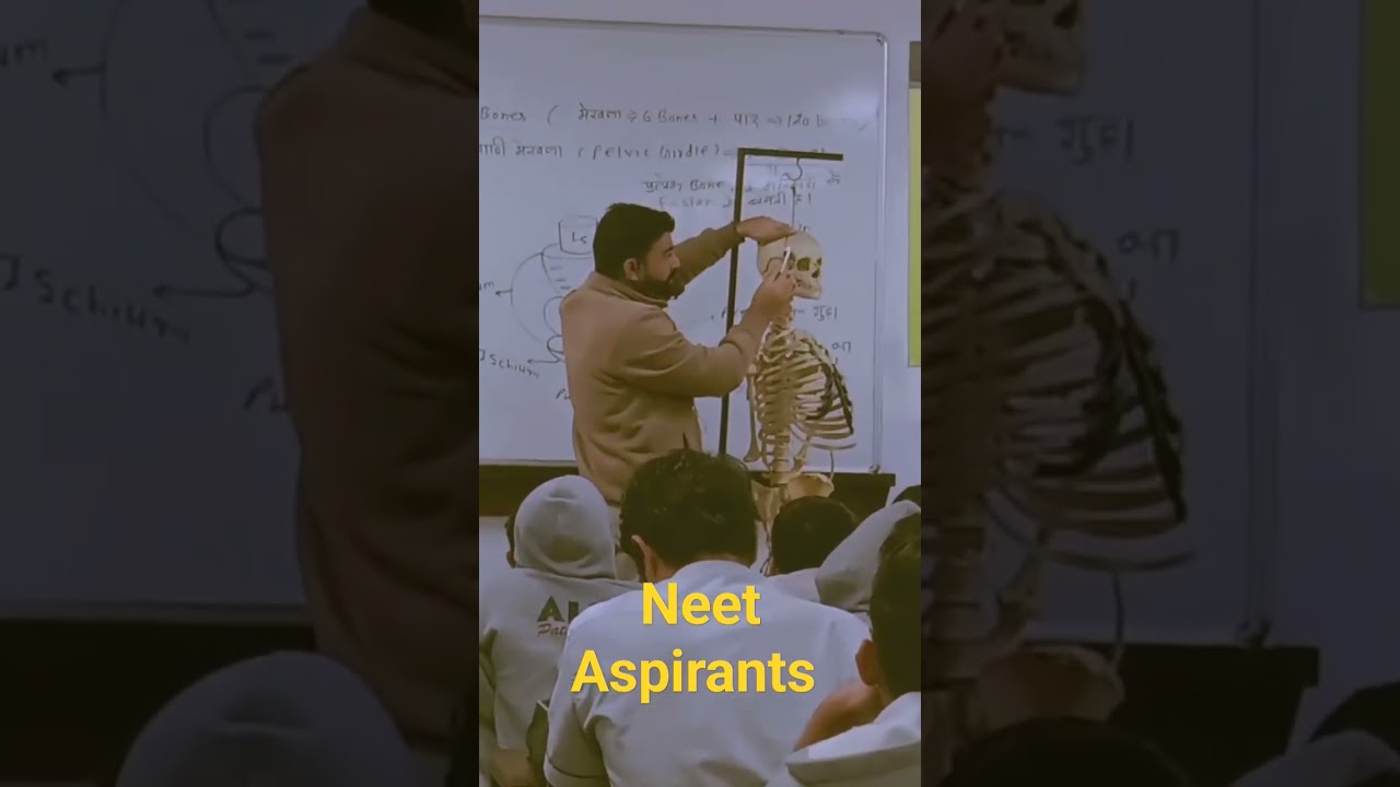 skeleton explain by the N.K.N sir Allen #allen #neet #allenclassroom #students