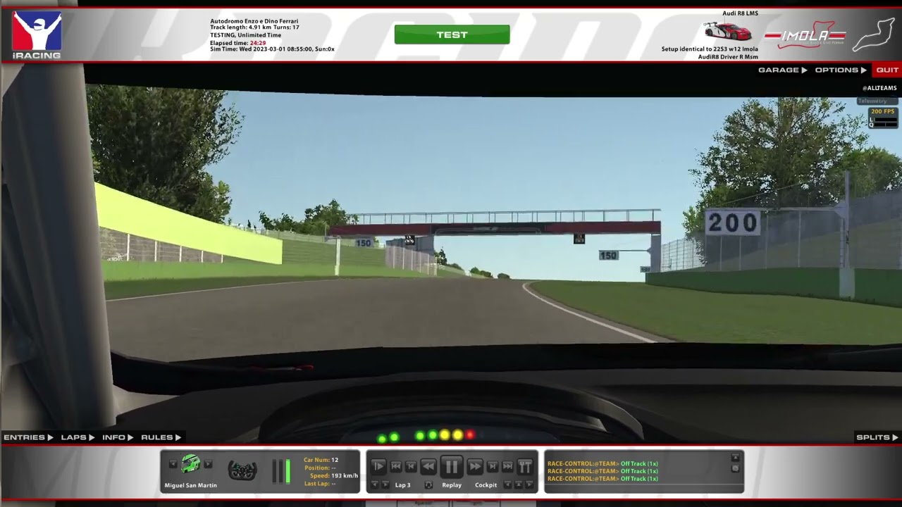 22S4 w11 Imola AudiGT3 IMSA