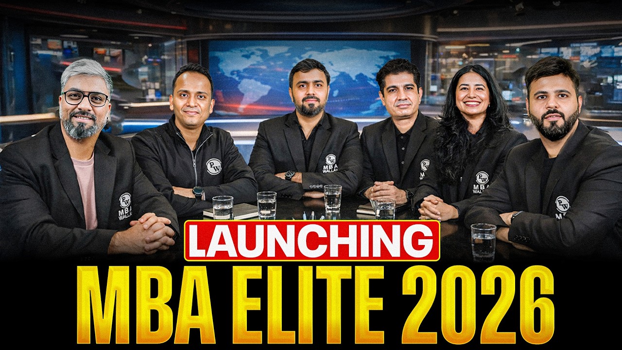 🚀 MBA Elite 2026 Launch | Ultimate CAT 2026 Preparation Course for 99%ile Success