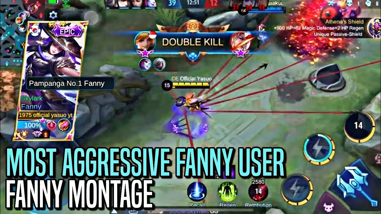 MOST AGGRESSIVE FANNY MONTAGE BY OFFICIAL YASUO | MLBB