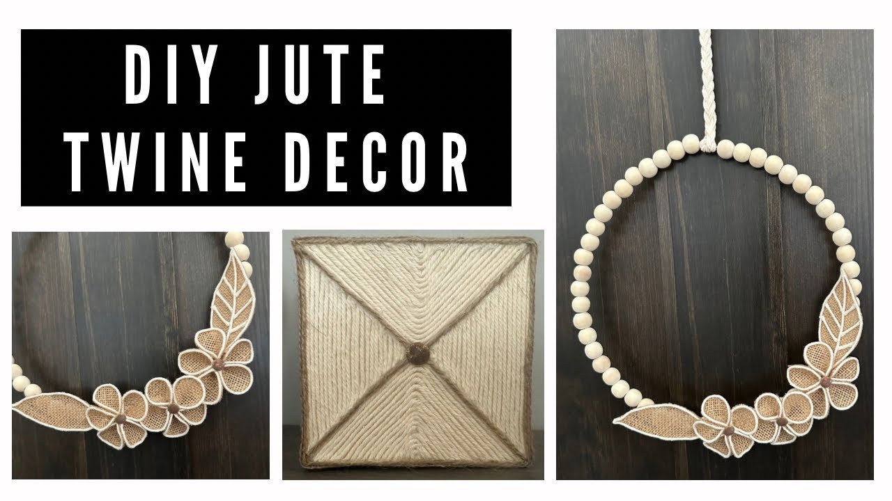 DIY Twine Decor *DIY Rustic Decor ideas