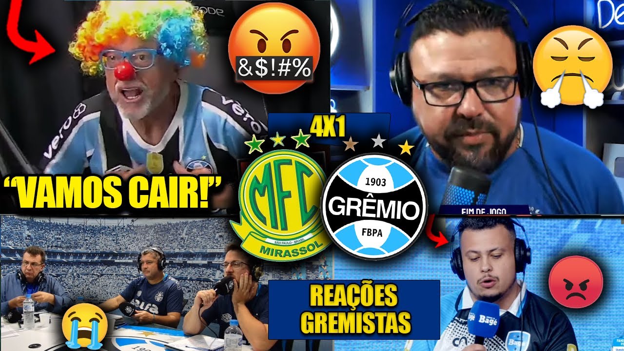 REAÇÕES dos GREMISTAS FURIOSOS com a DERROTA - MIRASSOL 4X1 GRÊMIO [REACT BRASILEIRÃO 2025]