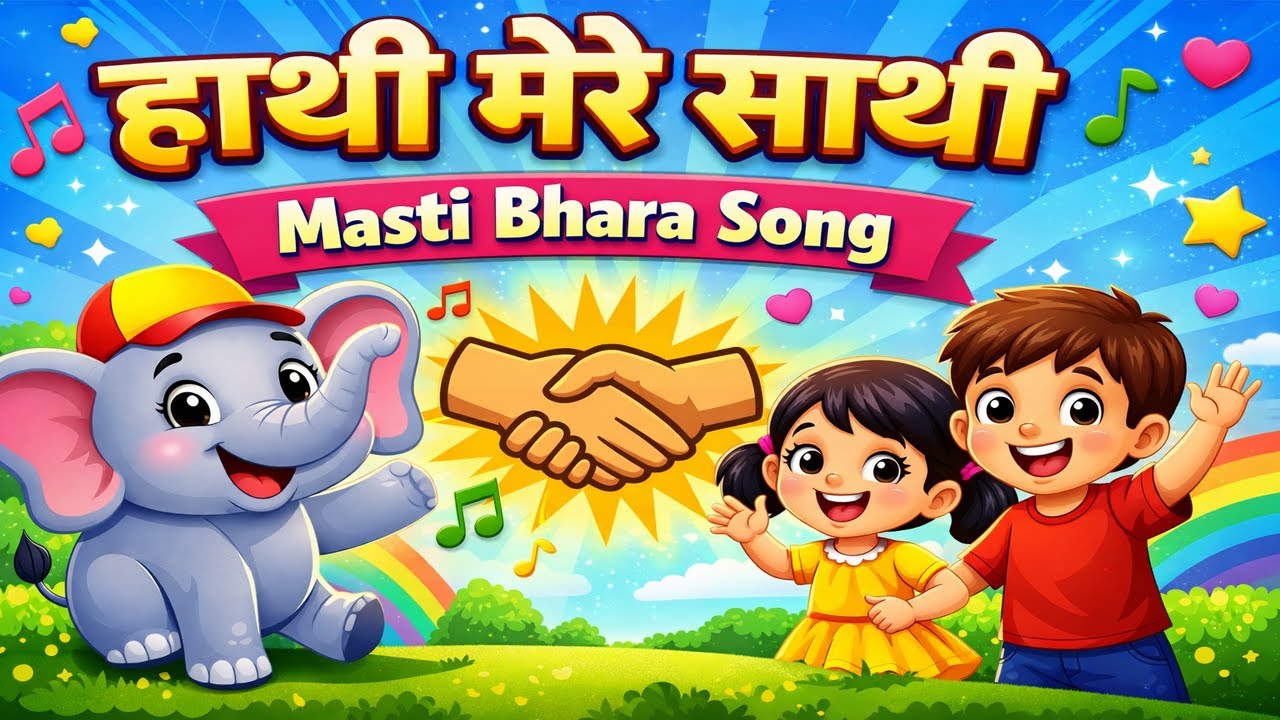 हाथी मेरे साथी Hindi Song | Hindi Rhymes | Nursery Rhymes & Kids Songs | Cartoon Connect TV 