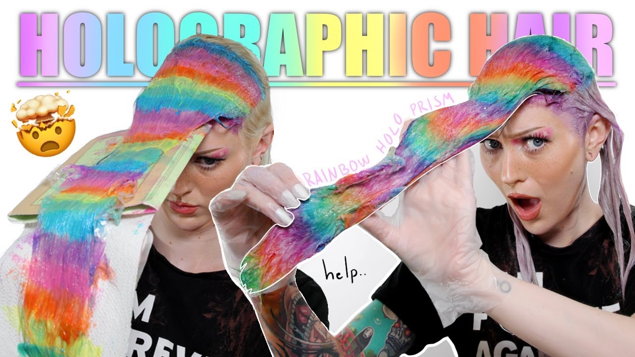 Радужные волосы PRISM HOLO 🌈 результат вас поразит!! 🤯