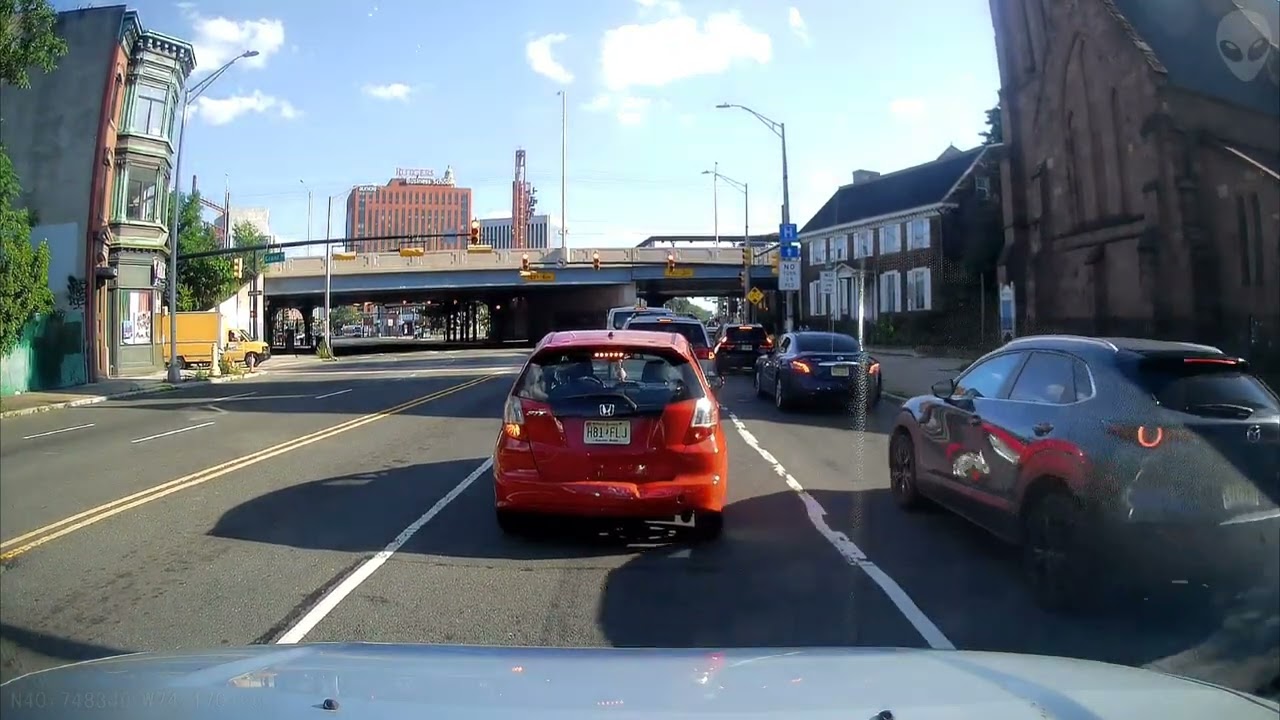 NJ Route 21 South to Broad Street (Downtown Newark) [4k]