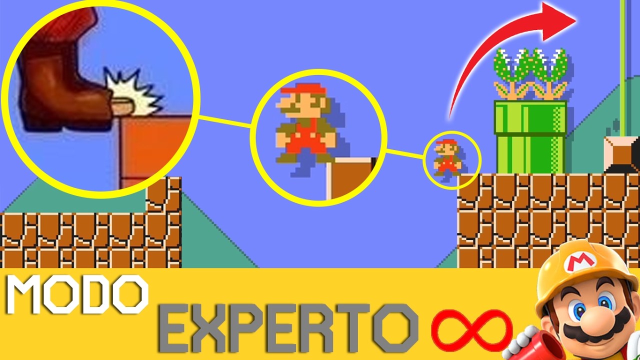 El DEDO GORDO y el ÚLTIMO PIXEL 😟 | EXPERTO INFINITO (NO SKIP) - SMM2 - ZetaSSJ