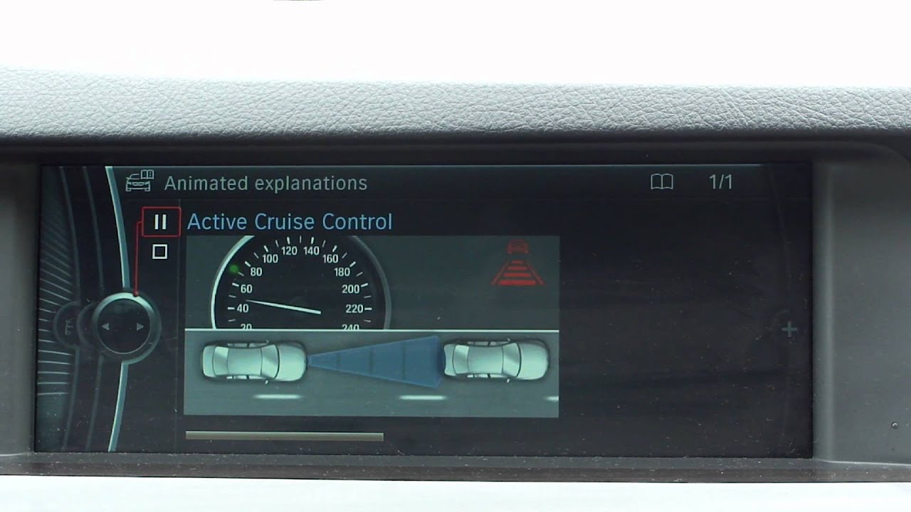 BMW Animated Explanations: Adaptive Cruise Control