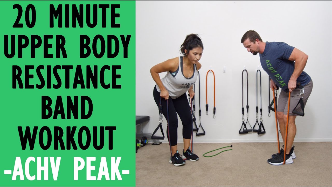 20 Minute Resistance Band Upper Body Workout 