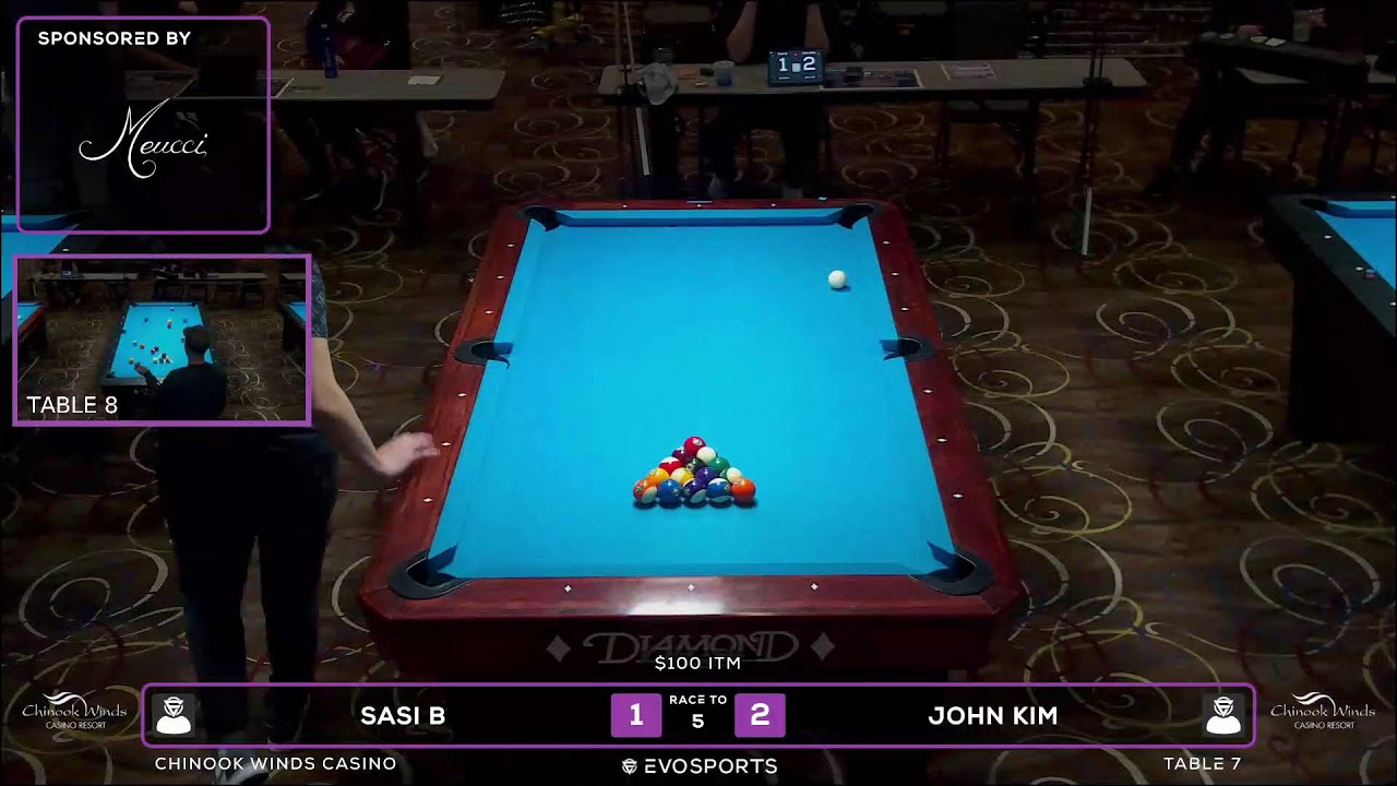 SASI B vs JOHN KIM - WBCA 8 BALL 2026 - TABLE 7 | EvoSports