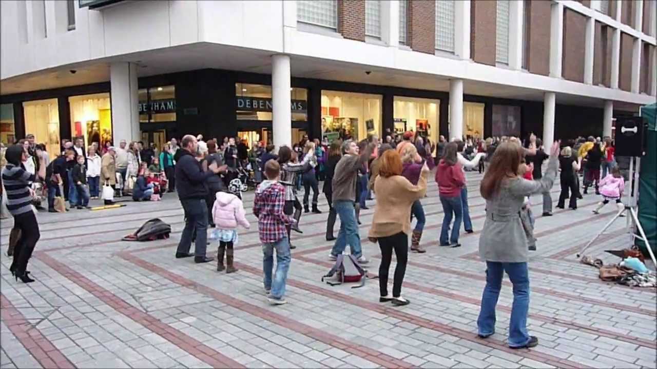 Exeter Flash Mob - Saturday Night Fever - 29th Oct 2011