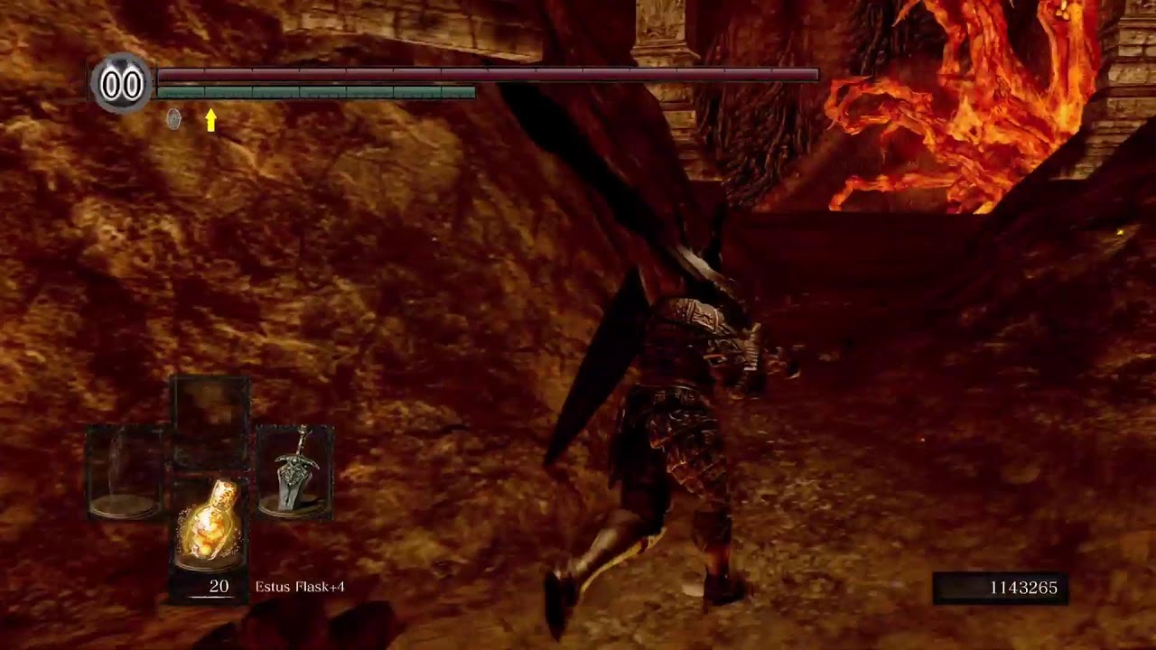 Goofing around in Dark Souls 1 new game+