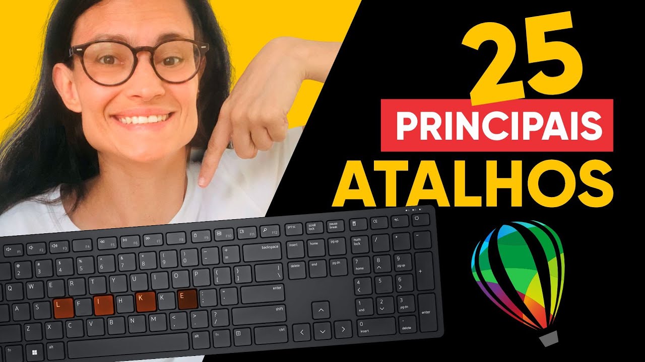 Principais atalhos de teclado do Corel Draw