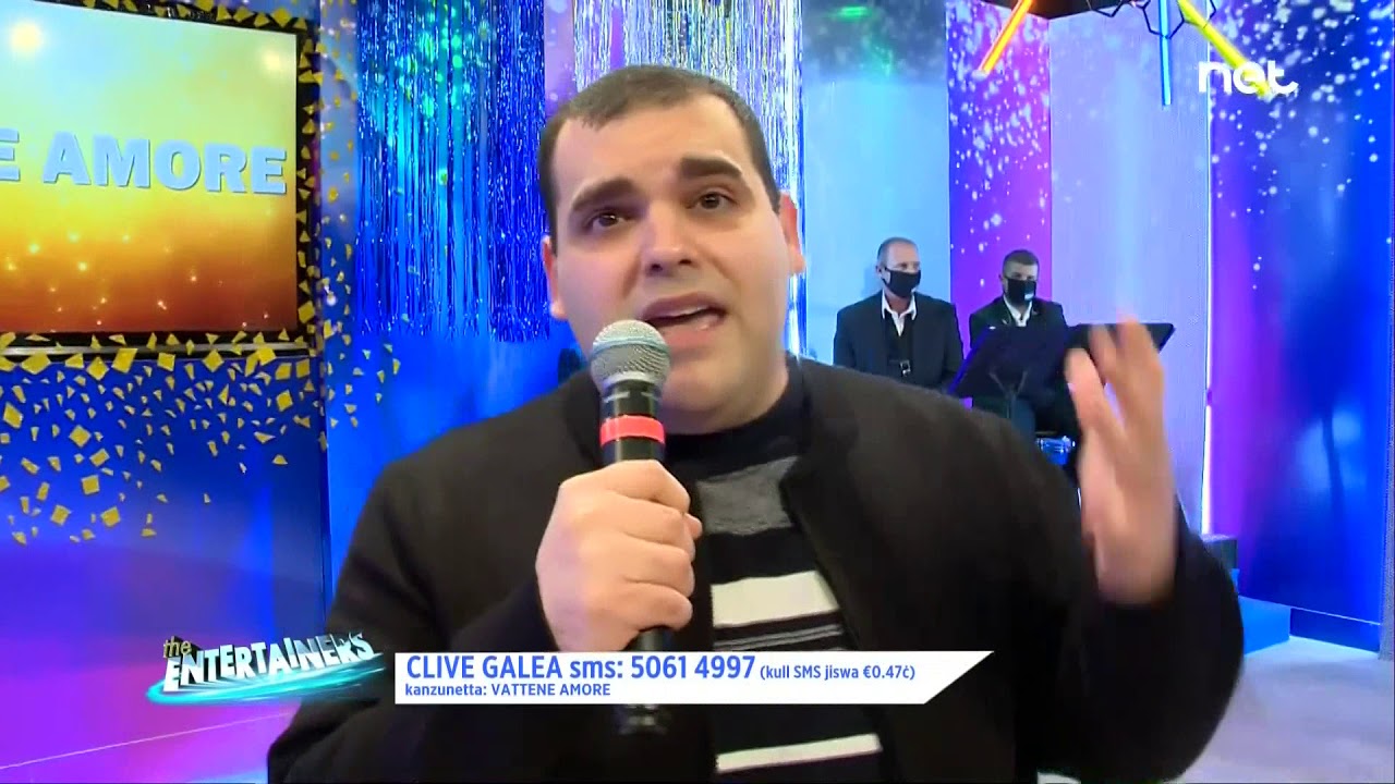 Clive Galea - Vattene Amore on The Entertainers Singing Challenge 2020/21 (CAT. B) (Week 16)