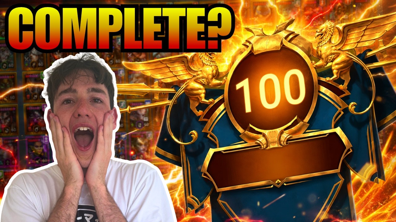 Я апнул 100 УРОВЕНЬ&hellip; Как выглядит мой F2P аккаунт на поздней стадии игры! | Raid: Shadow Legends