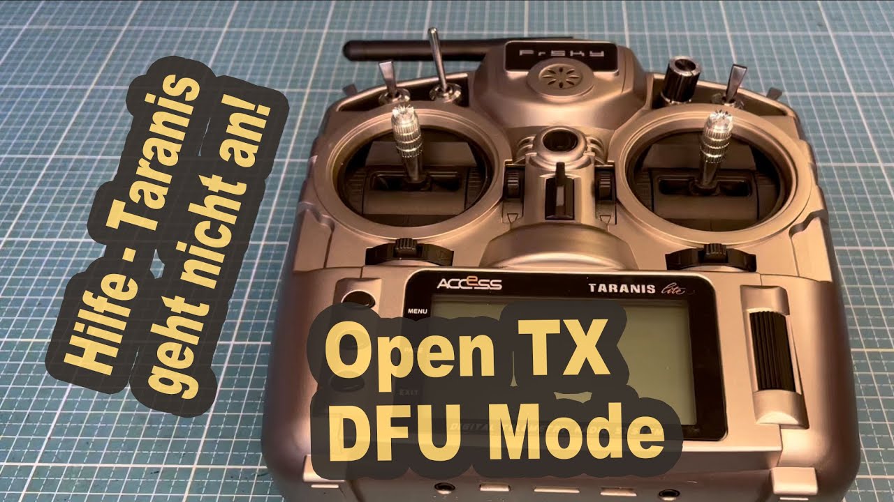 OpenTX per DFU Mode auf defekte Taranis X9 Lite schreiben