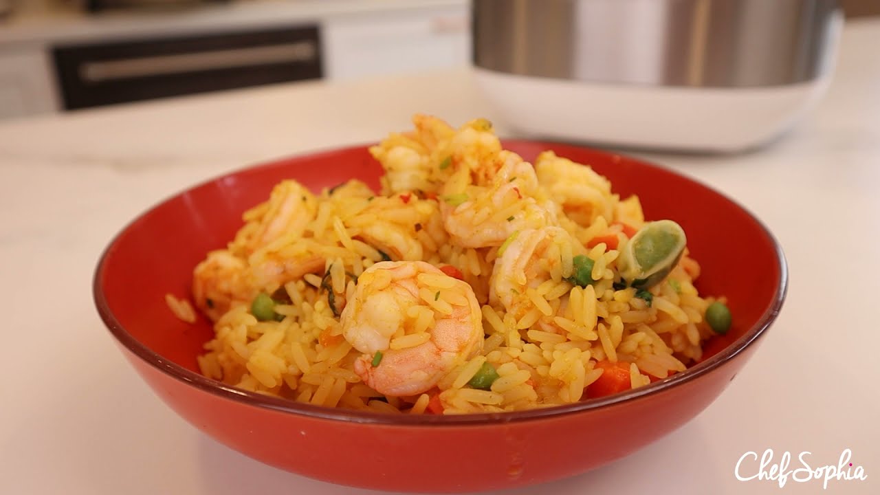 Chef Sophia - Arroz con Camarones