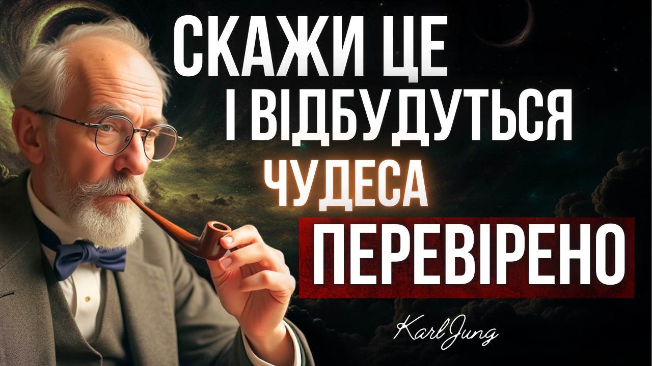 Це СЛОВО творить чудеса і є НАЙПОТУЖНІШИМ з усіх | Карл Юнг.