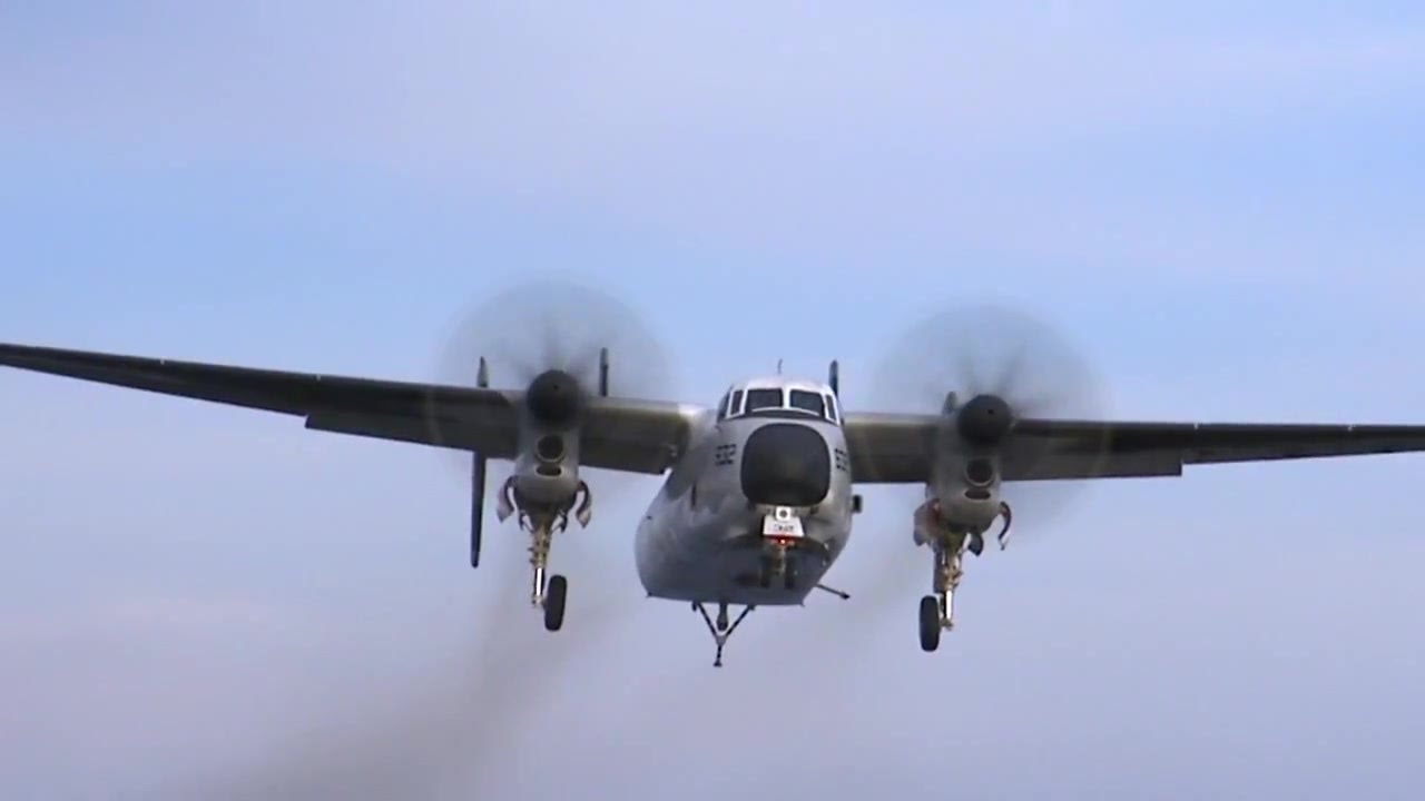 Northrop Grumman - C-2A Greyhound Carrier Onboard Delivery Aircraft [720p]