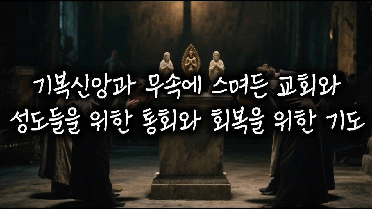 [추천] 기복신앙과 무속에 스며든 교회와 성도들을 위한 통회와 위복을 위한 기도