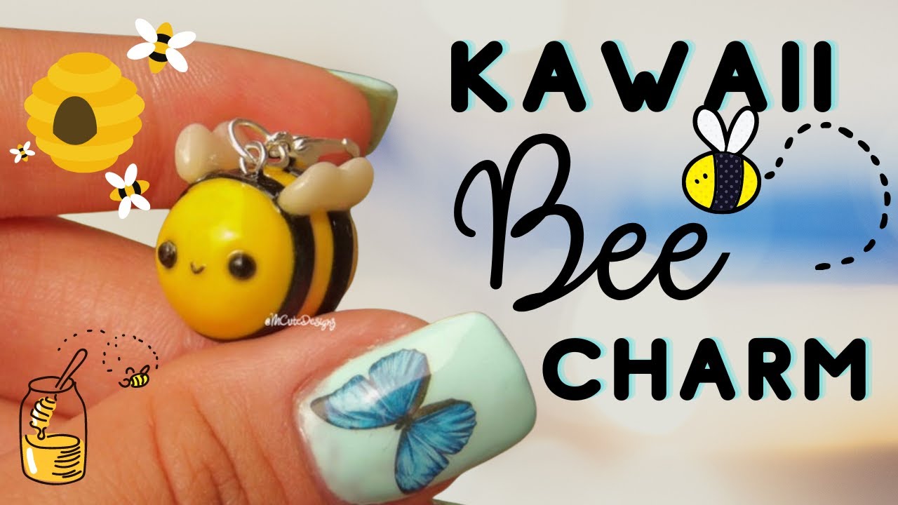 Kawaii Bee Tutorial | Polymer clay diy miniature tutorial