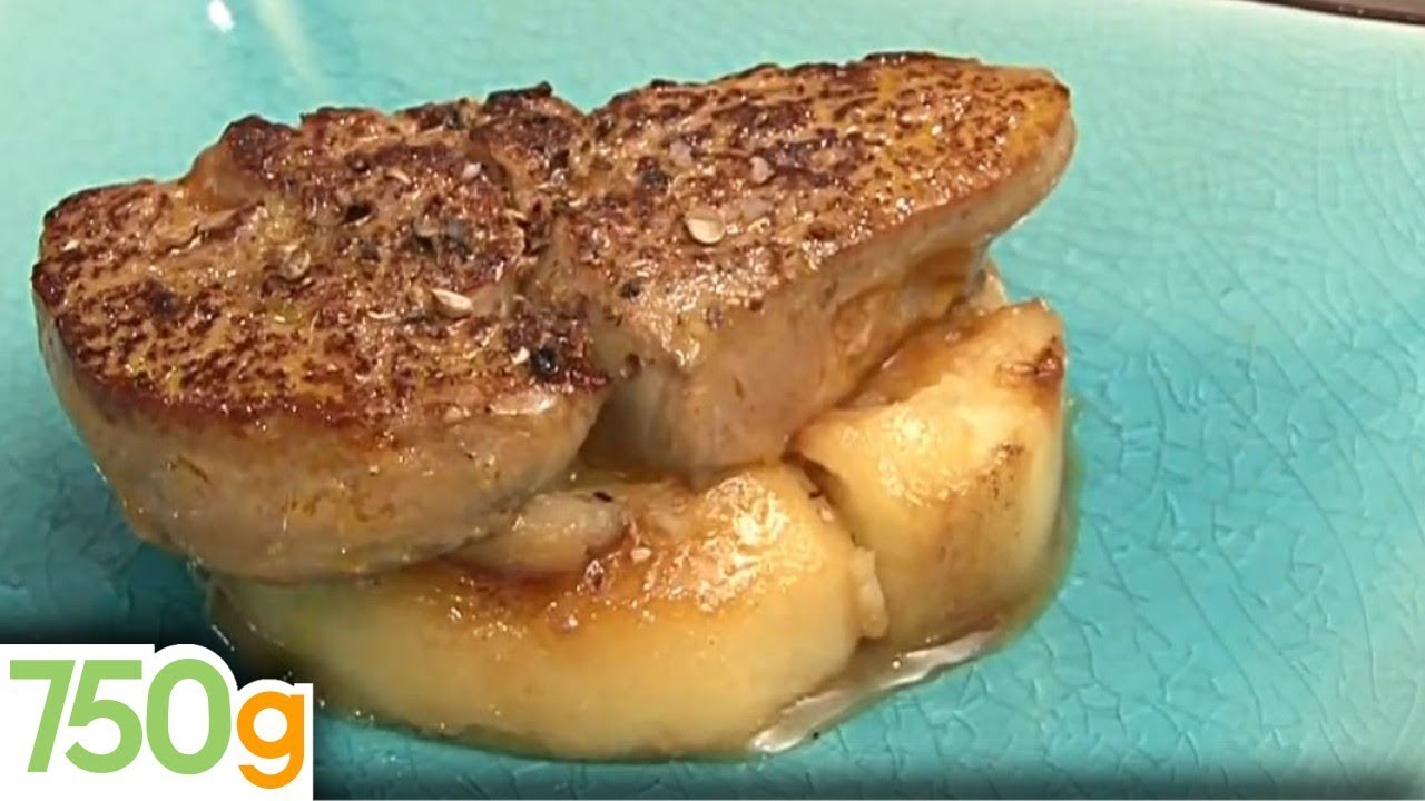 Foie gras chaud aux pommes - 750g