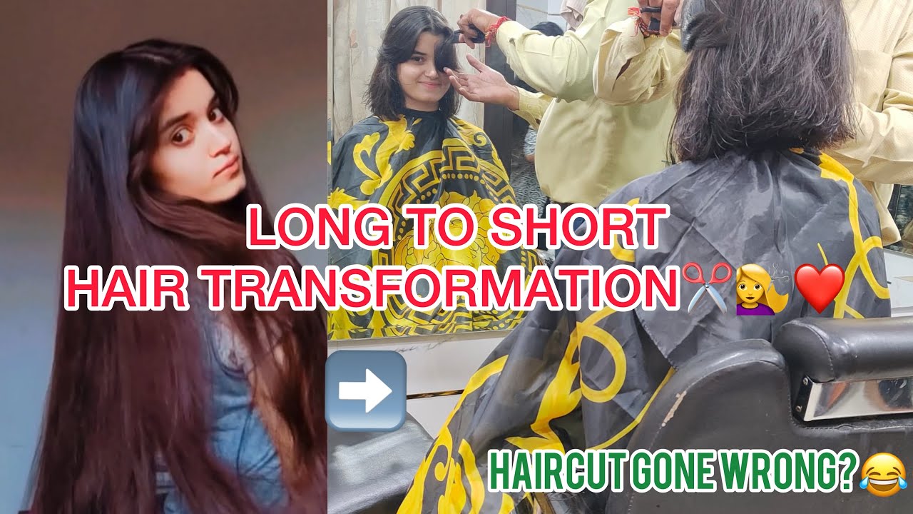 ПРЕОБРАЖЕНИЕ ДЛИННЫХ ВОЛОС В КОРОТКИЕ✂️💇‍♀️ || Снеха Кхатри ||