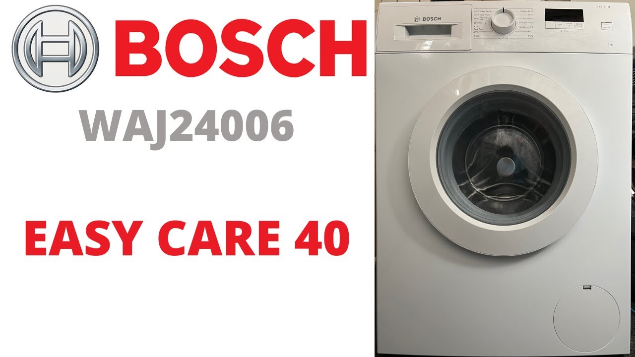 Bosch Serie 2 WAJ24006 Washing Machine - Easy Care 40