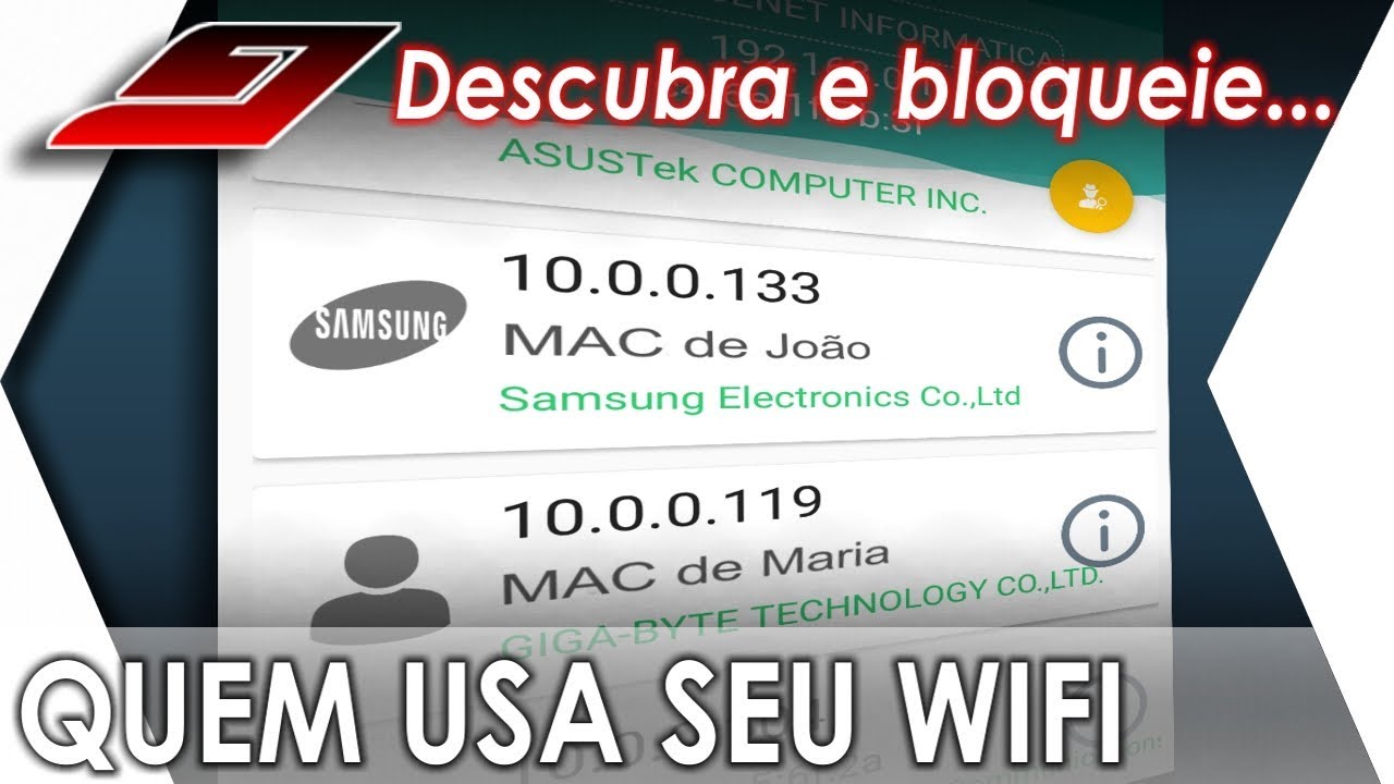 Como saber QUEM est&aacute; CONECTADO no WIFI | Guajenet