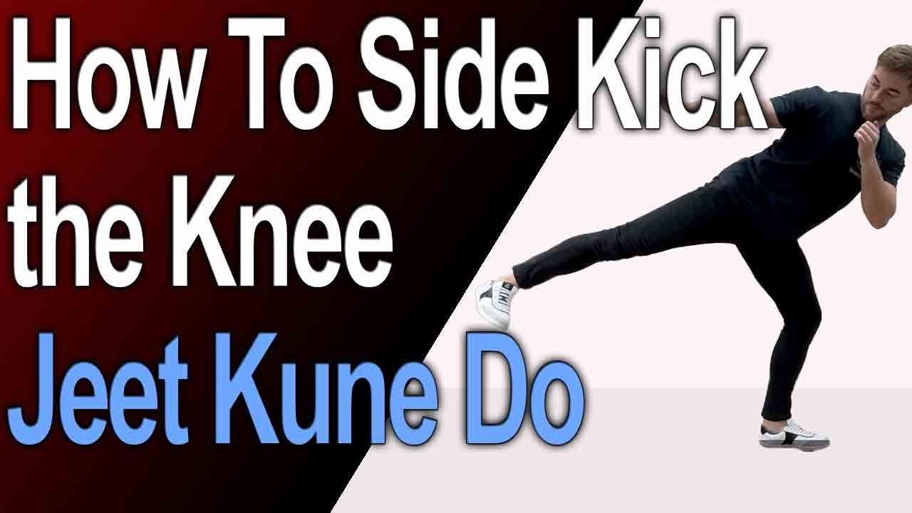 How to Side Kick the Knee Jeet Kune Do   4K