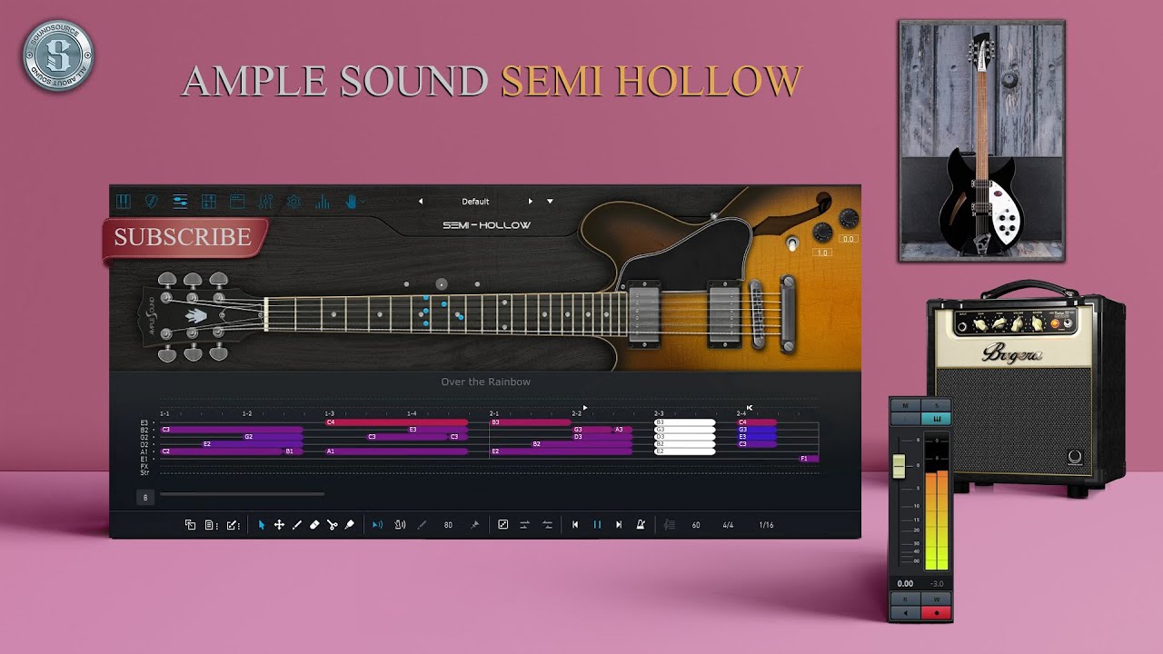 AMPLE SOUND SH - SEMI HOLLOW - ALL PRESETS