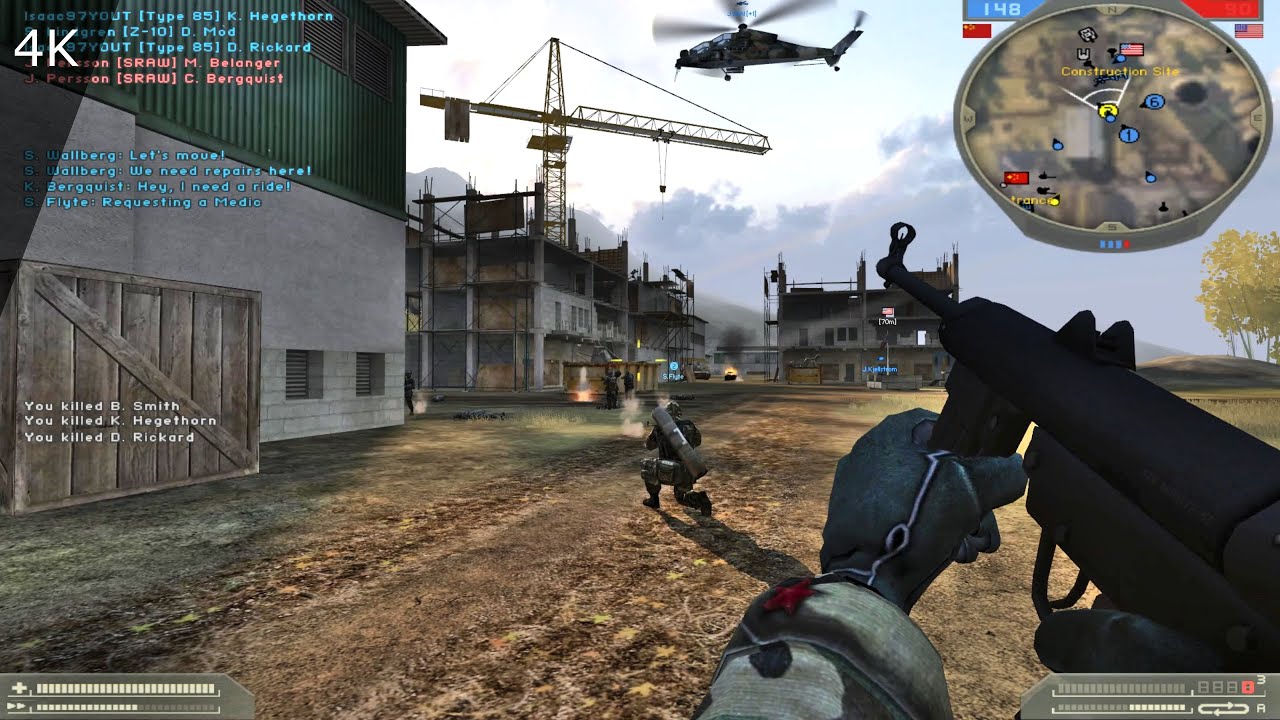 Battlefield 2: Dalian Plant gameplay (No Commentary 4K)