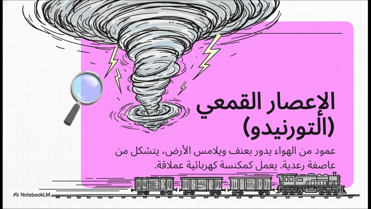 العواصف للصف الخامس الابتدائي الترم الثاني منهج سعودي