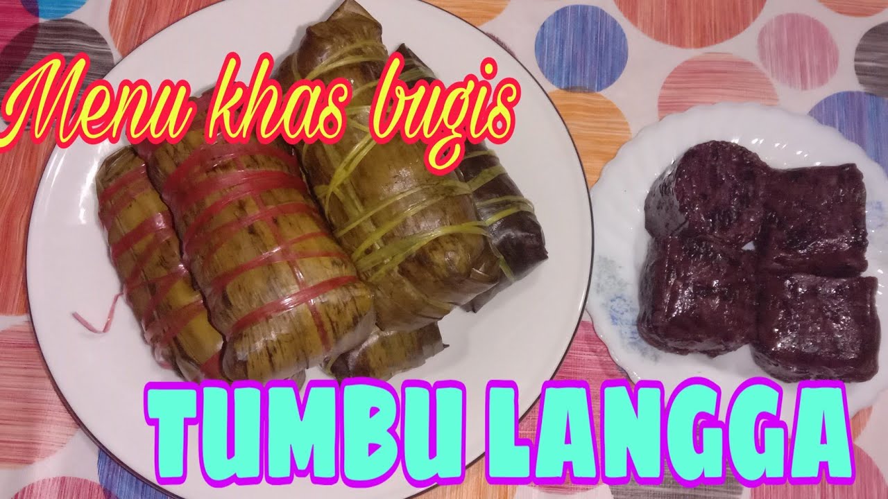 Tumbu Langga Ketan Hitam Menu Lebaran Khas Bugis