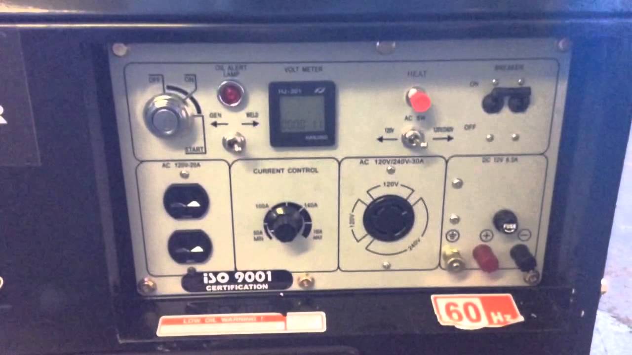 DWG7250 Silent Diesel Generator Welder- Highlights