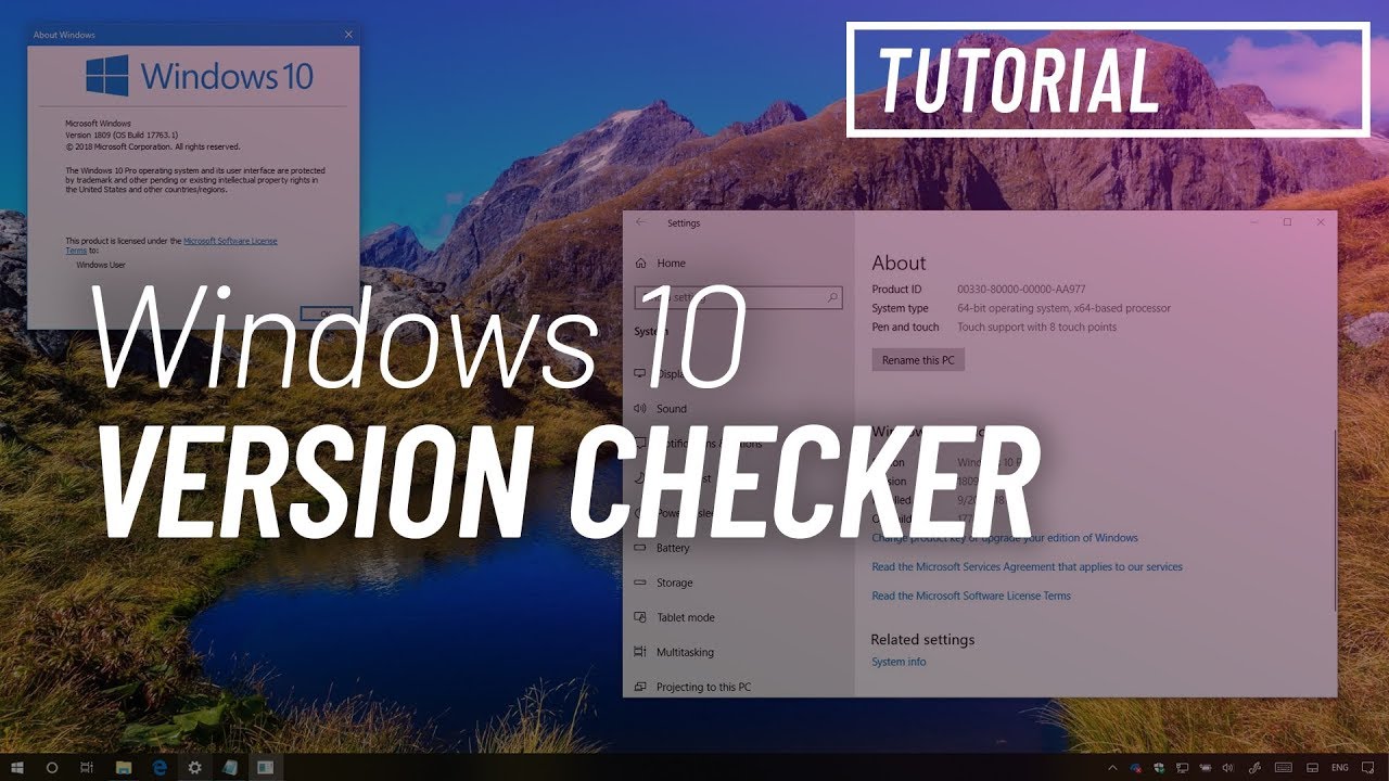 Windows 10 tutorial: Check if the October 2018 Update, version 1809, installed your PC