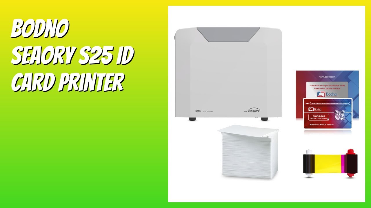 REVIEW (2026): Bodno Seaory S25 ID Card Printer. Features