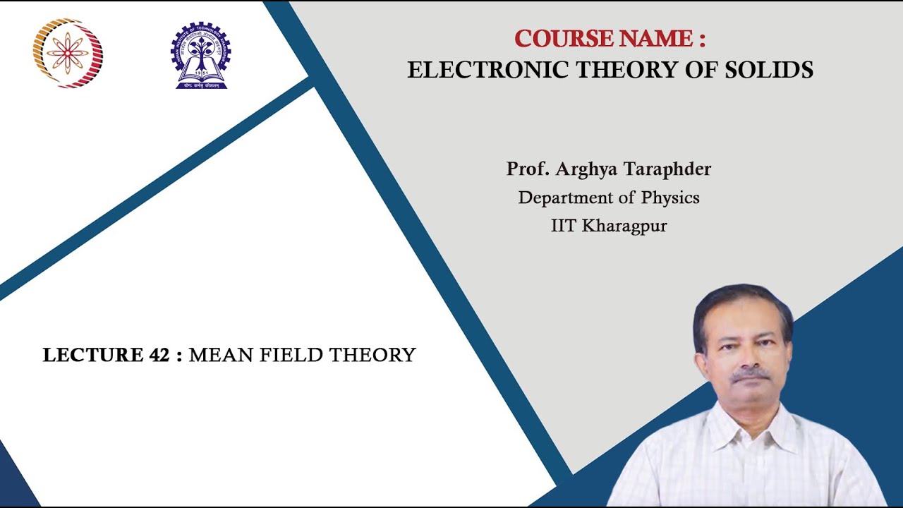 Lecture 42: Mean Field Theory