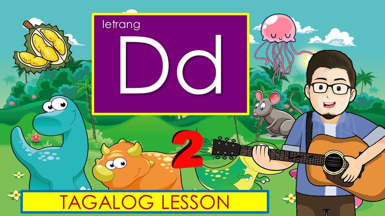 LETRANG D || MGA SALITANG NAGSISIMULA SA TUNOG Dd D || TITIK Dd D ALPABETONG PILIPINO