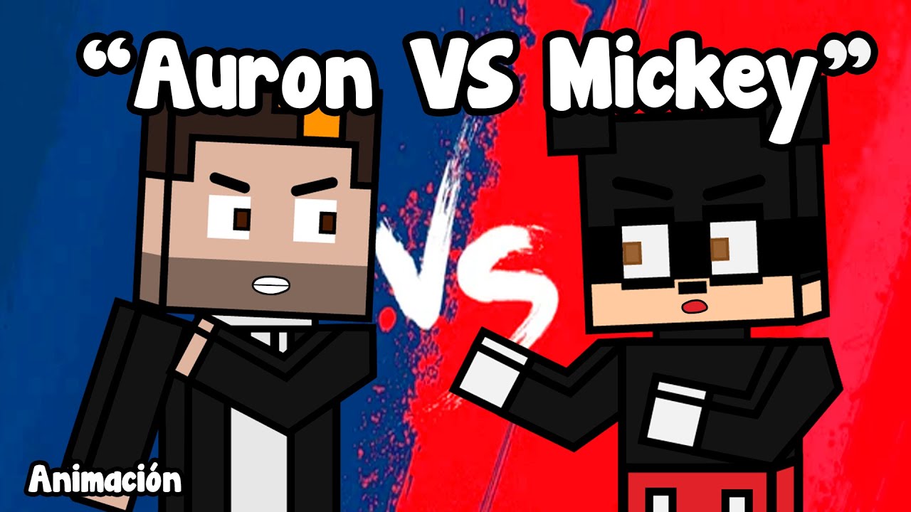 Auron defiende a aXoZer de Mickey - Animación de Tortillaland 2