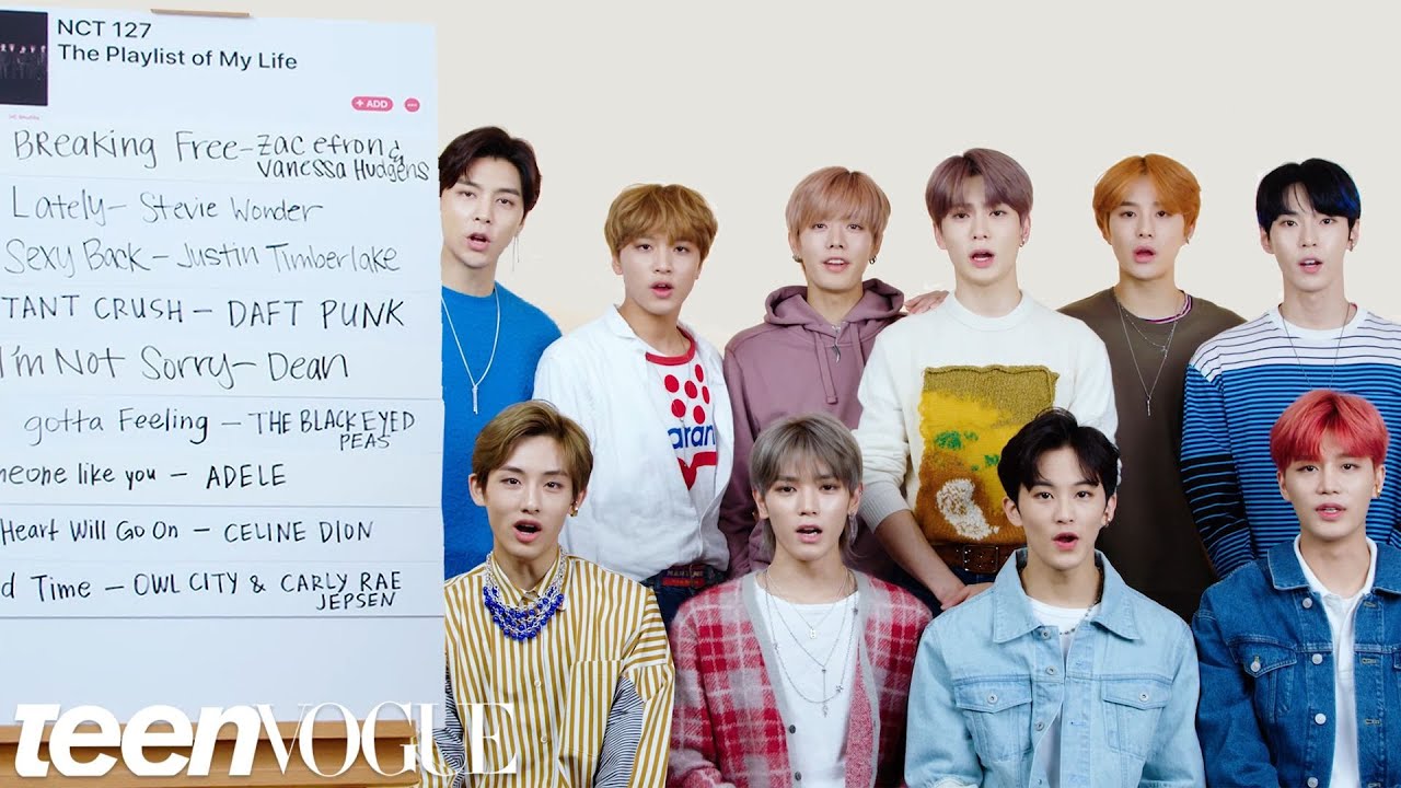 NCT 127 Create The Playlist To Their Lives | Teen Vogue
