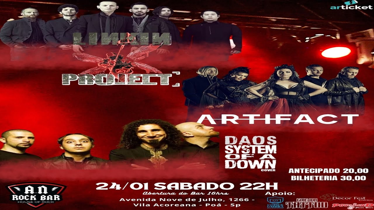 EVANESCENCE, LINKIN PARK, SOAD COVERS