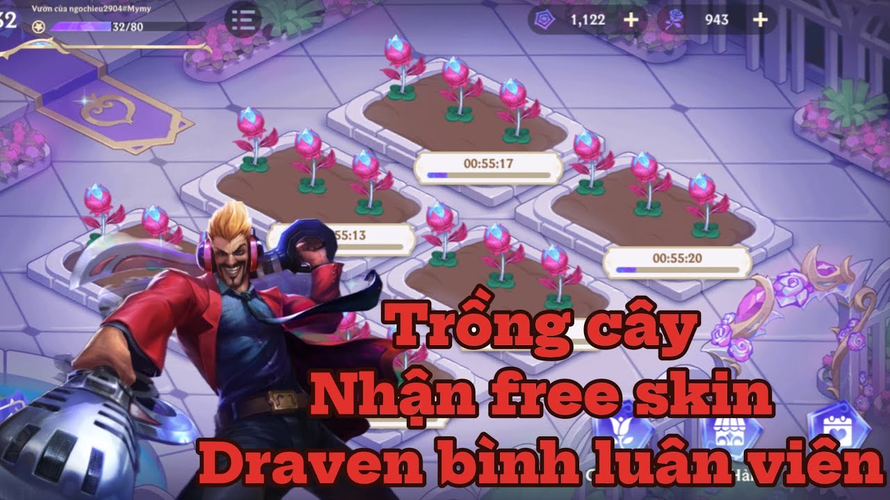 Tiếp tục nhận quà khi trồng cây, riot hào phóng quá🎁
