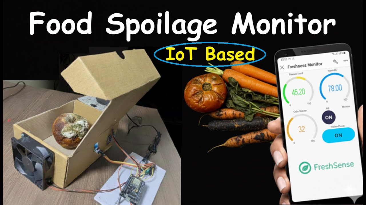 Food Freshness Monitoring and Alert System | Food Spoilage | Food Storage