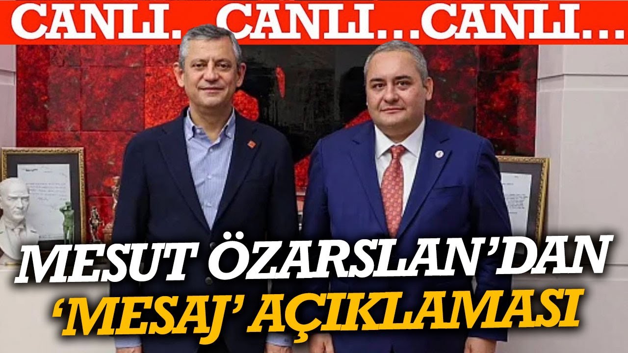 #CANLI Keçiören Belediye Başkanı Mesut Özarslan CHP'den istifa etmesinin ardından açıklama yapıyor 📱