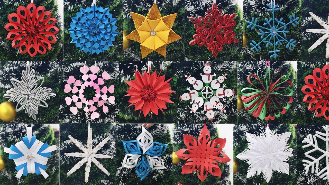 19 Snowflakes christmas decorations | Christmas decoration ideas 2021