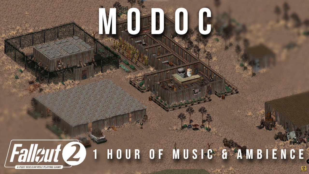 Fallout 2 - Modoc - 1 Hour of Music & Ambience - QHD